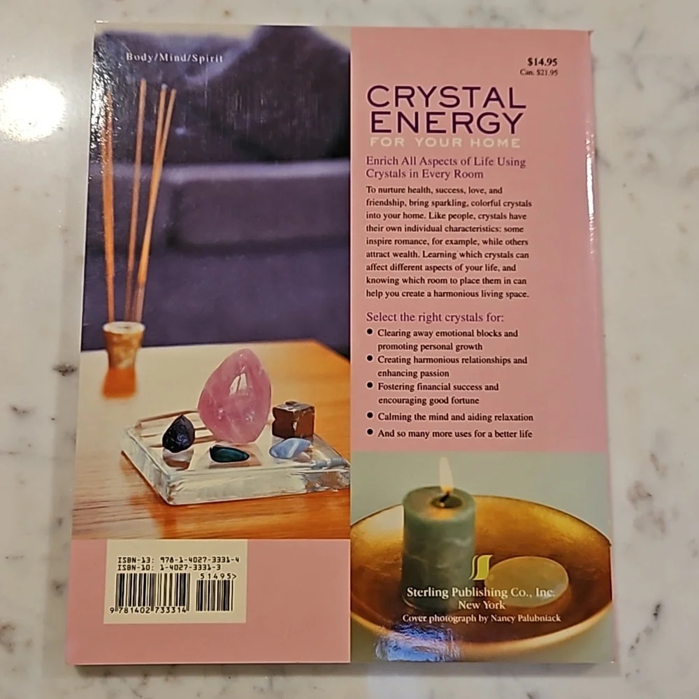 Crystal Energy Books Soft Covers Stones 2 Books Precious Stones
